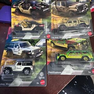 Set of 4 - Mattel 2025 Jurassic Park Rebirth $7-$13 each on Walmart site